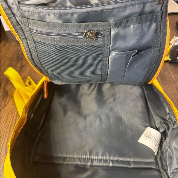 Himawari Yellow and Pink Kids Backpack - Picture 3 of 6